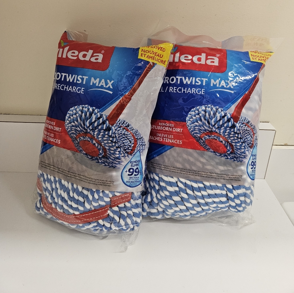 Vileda MicroTwist Max Mop Refill 2 Packs